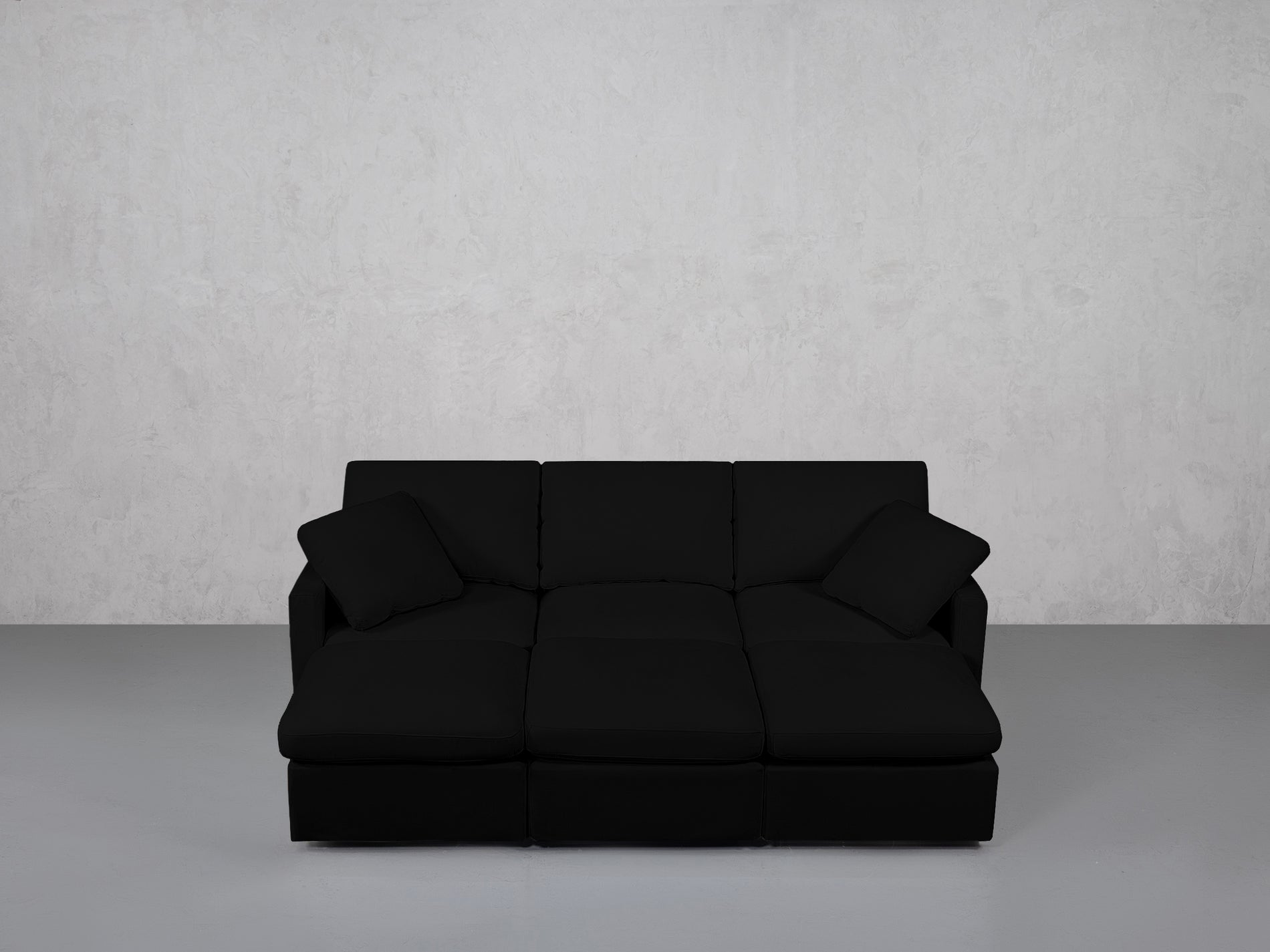 6-Seat Modular Daybed (Thin Arms)