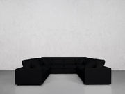 8-Seat Modular U-Sectional (Thin Arms)