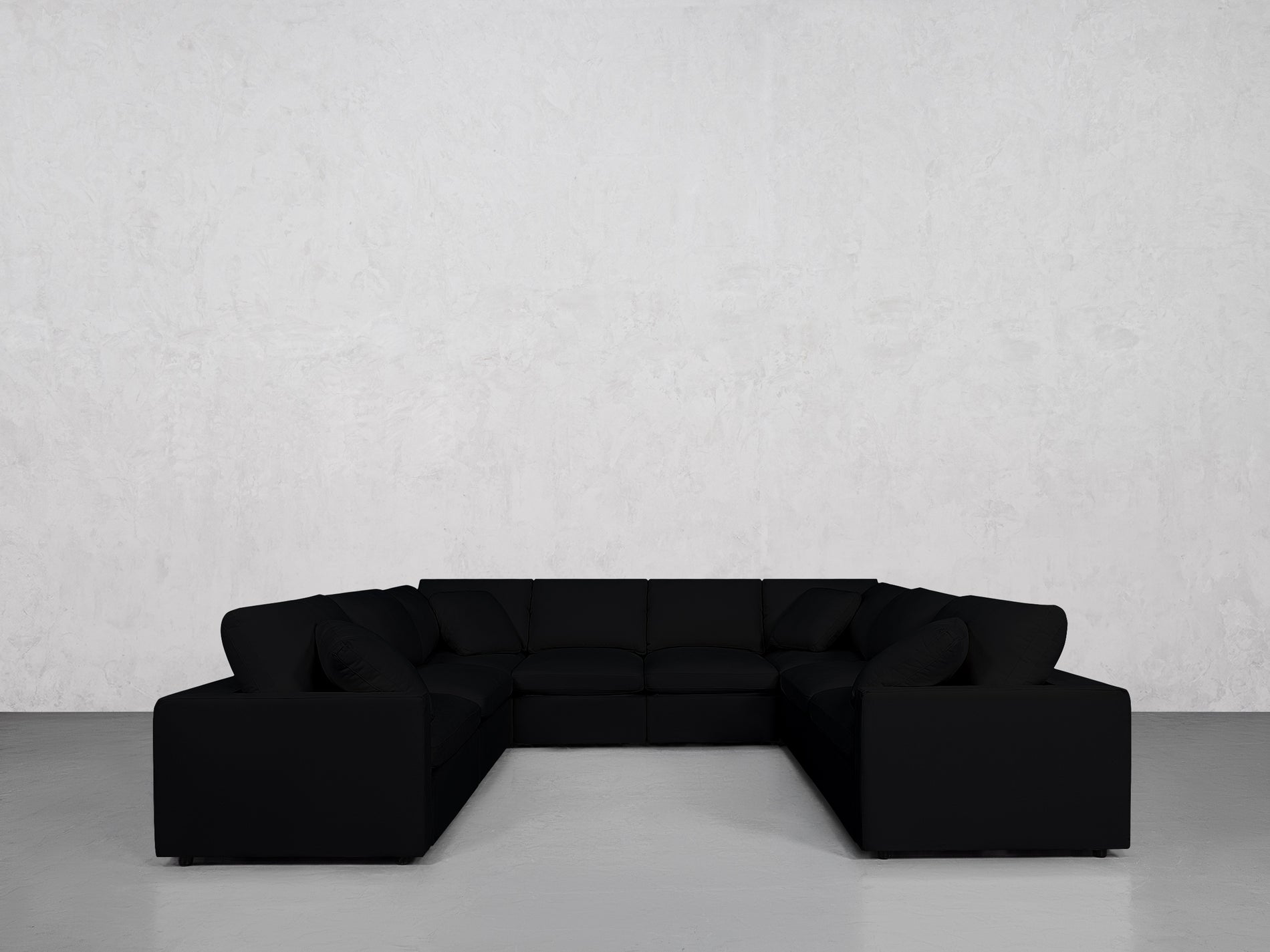 8-Seat Modular U-Sectional (Thin Arms)