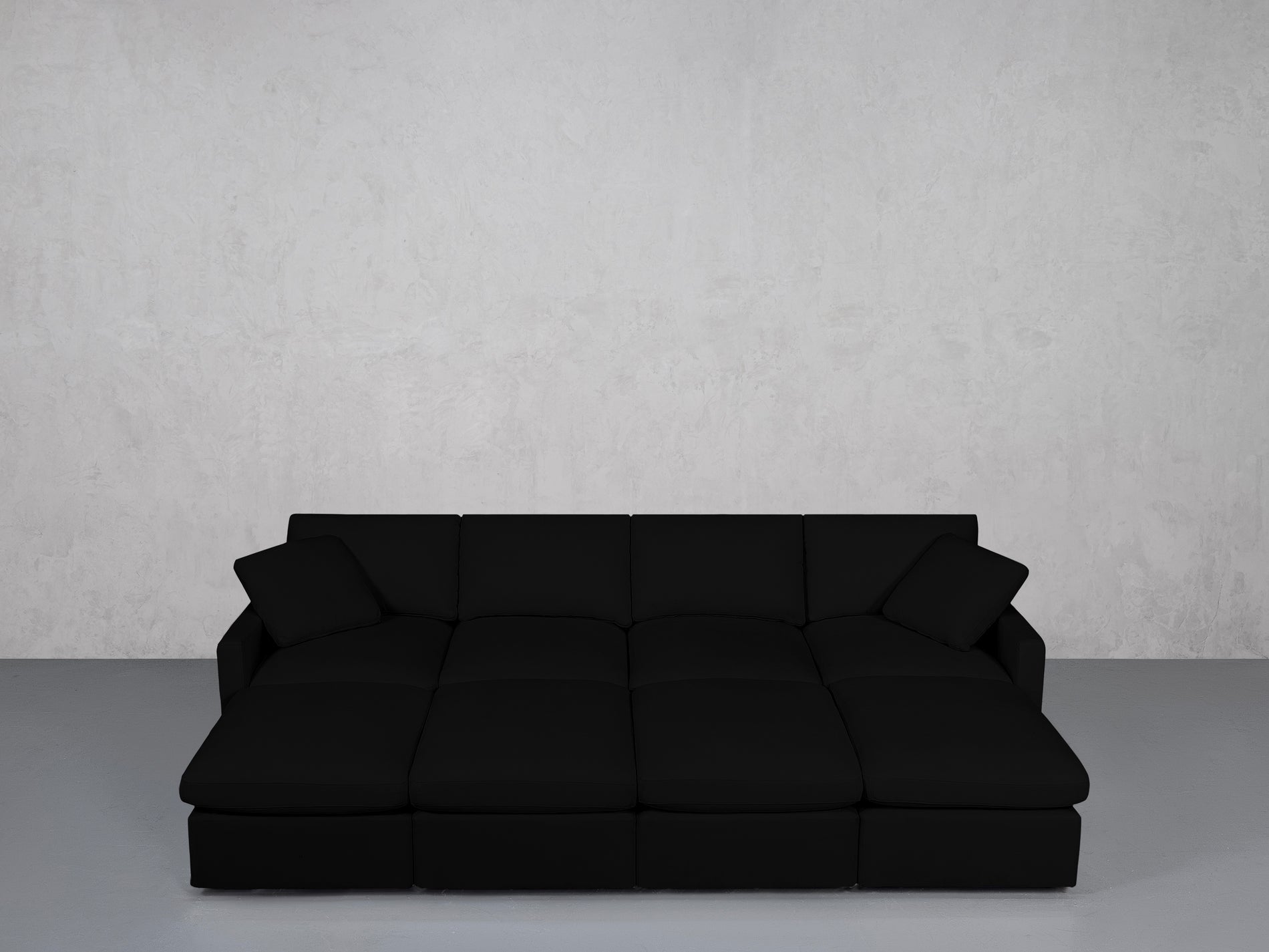 8-Seat Modular Daybed (Thin Arms)