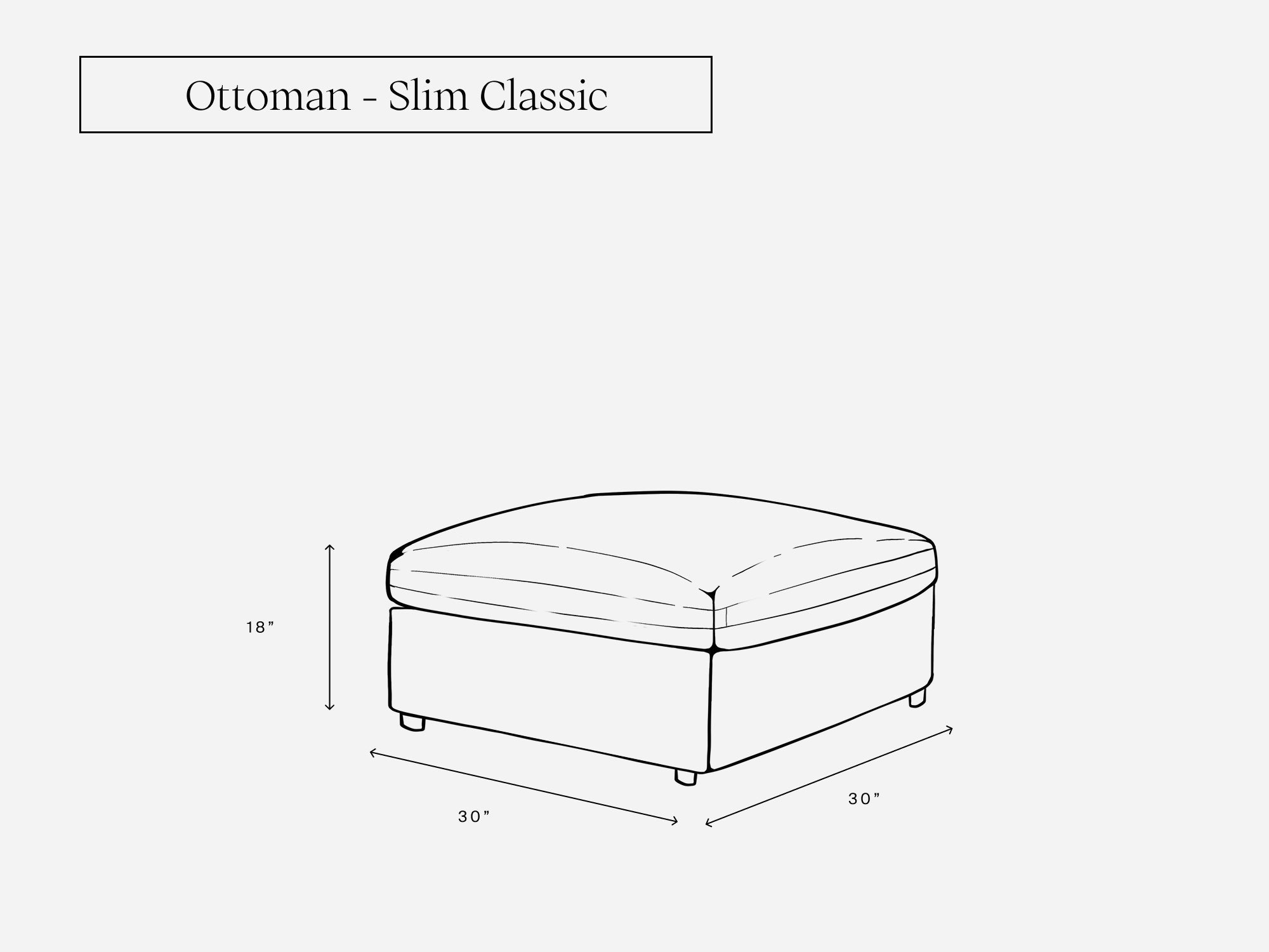 Ottoman - 7th Avenue