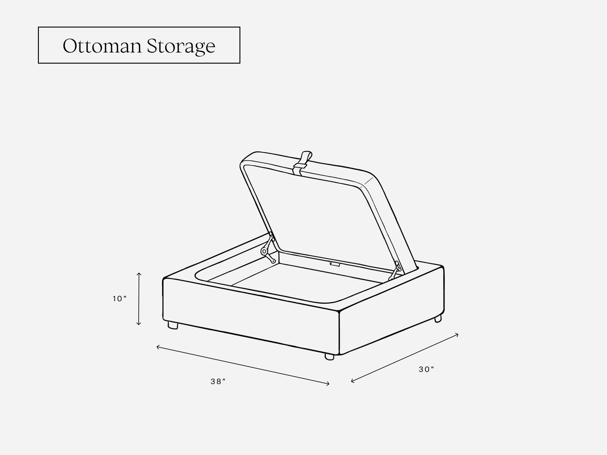 Ottoman (Storage) - 7th Avenue