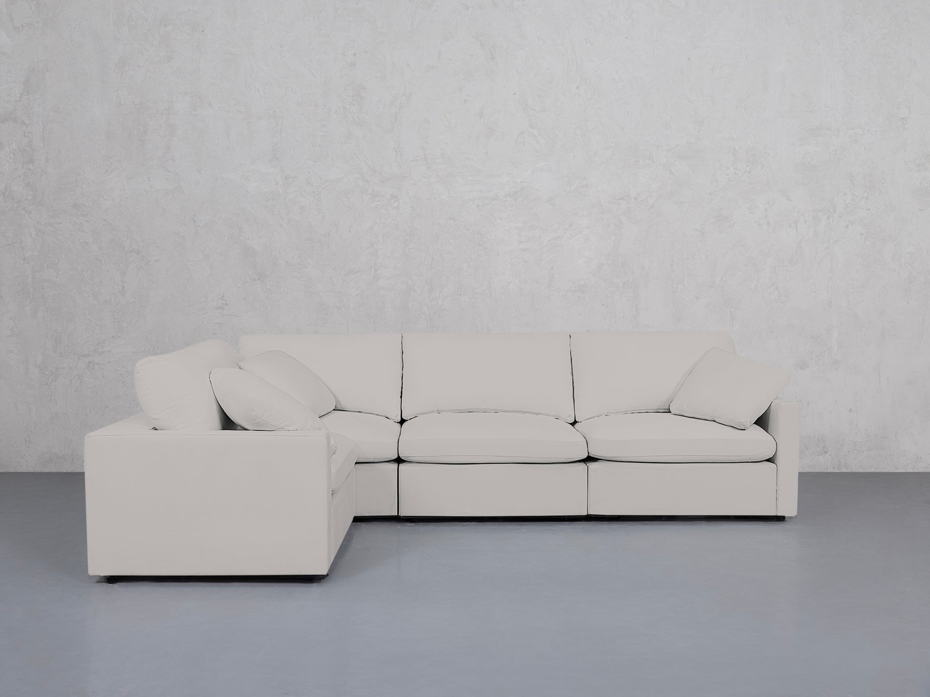4-Seat Modular Corner Sectional (Thin Arms)