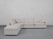 5-Seat Modular Corner Lounger Sectional (Thin Arms)