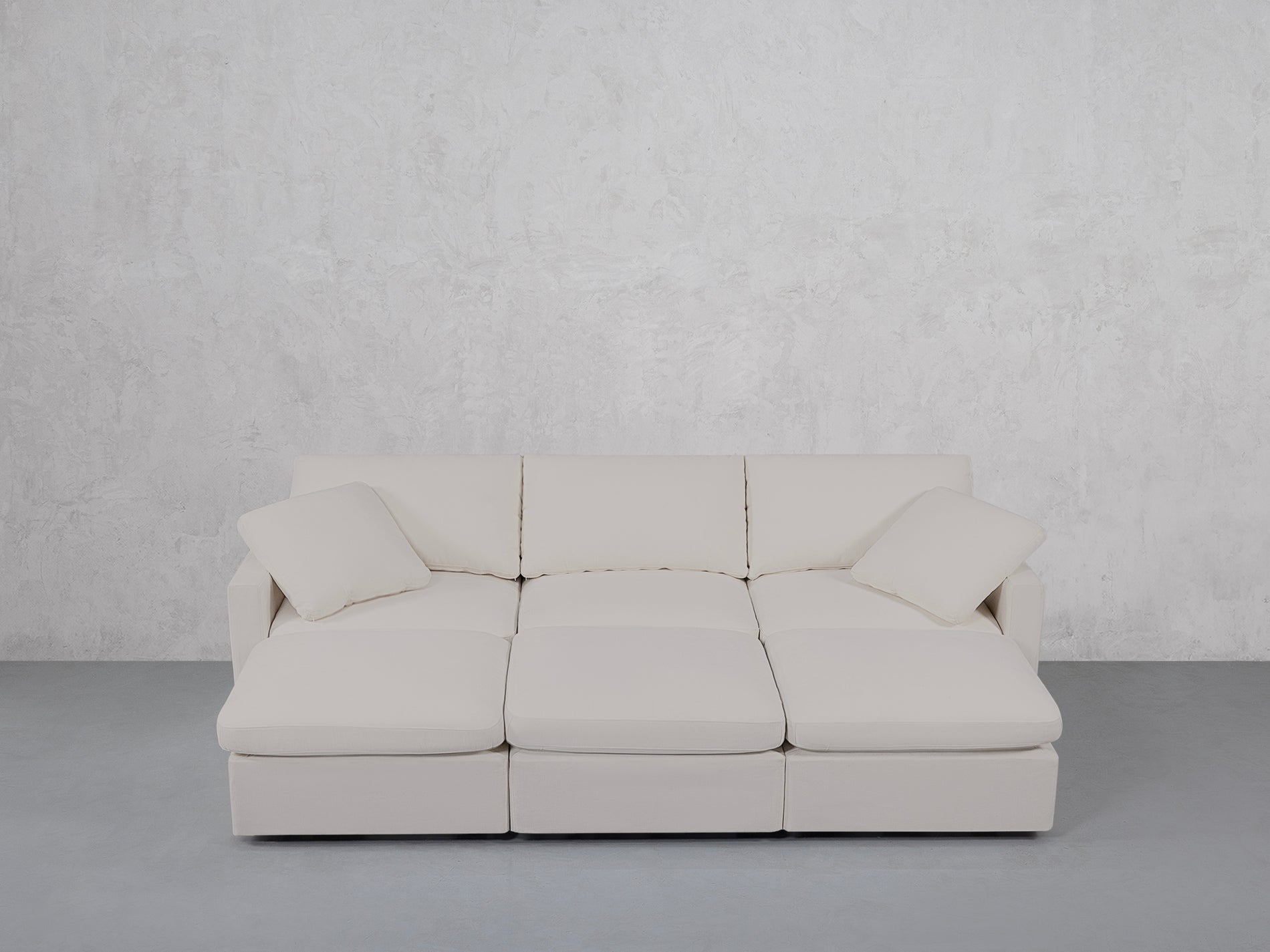 6-Seat Modular Daybed (Thin Arms)
