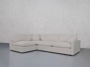 4-Seat Modular Open Corner Sectional (Thin Arms)