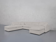 7-Seat Modular Chaise Corner Lounger Sectional (Thin Arms)