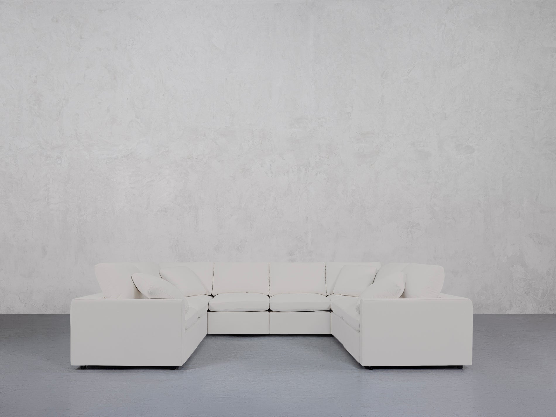 8-Seat Modular U-Sectional (Thin Arms)