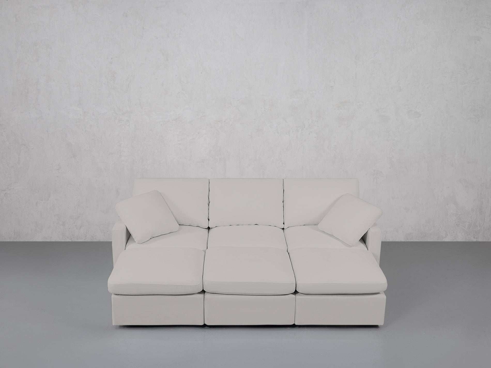6-Seat Modular Daybed (Thin Arms)