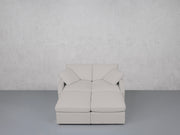 4-Seat Modular Daybed (Thin Arms)