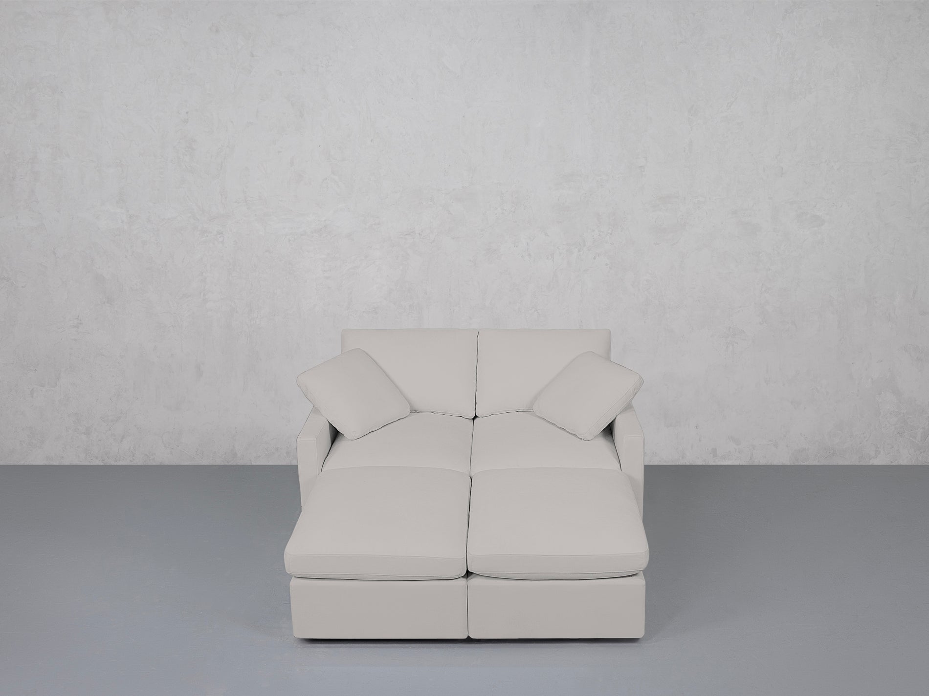 4-Seat Modular Daybed (Thin Arms)