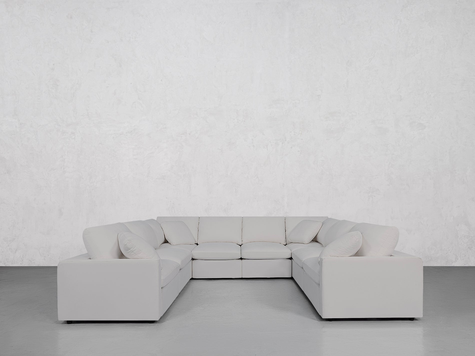 8-Seat Modular U-Sectional (Thin Arms)
