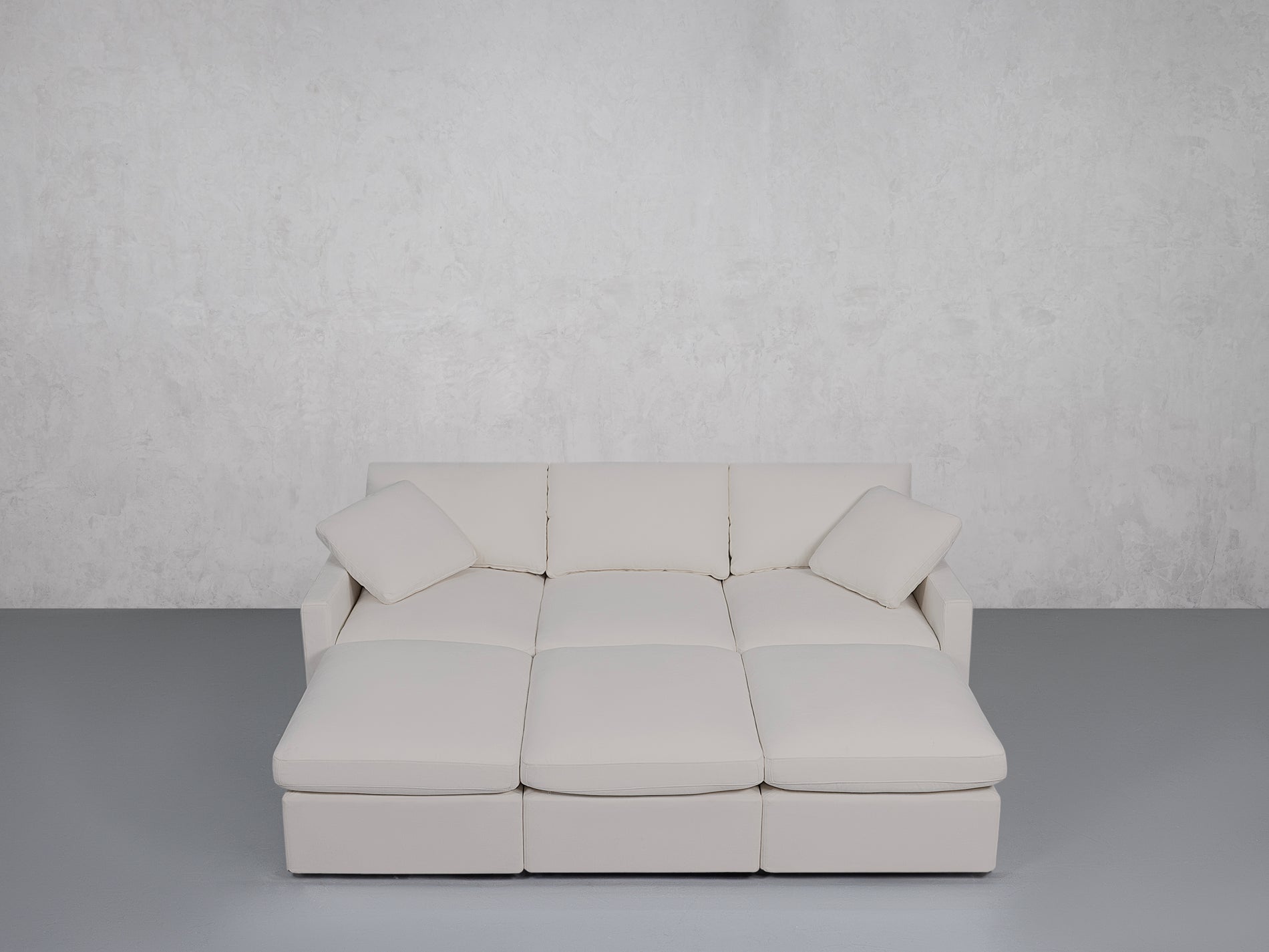 6-Seat Modular Daybed (Thin Arms)