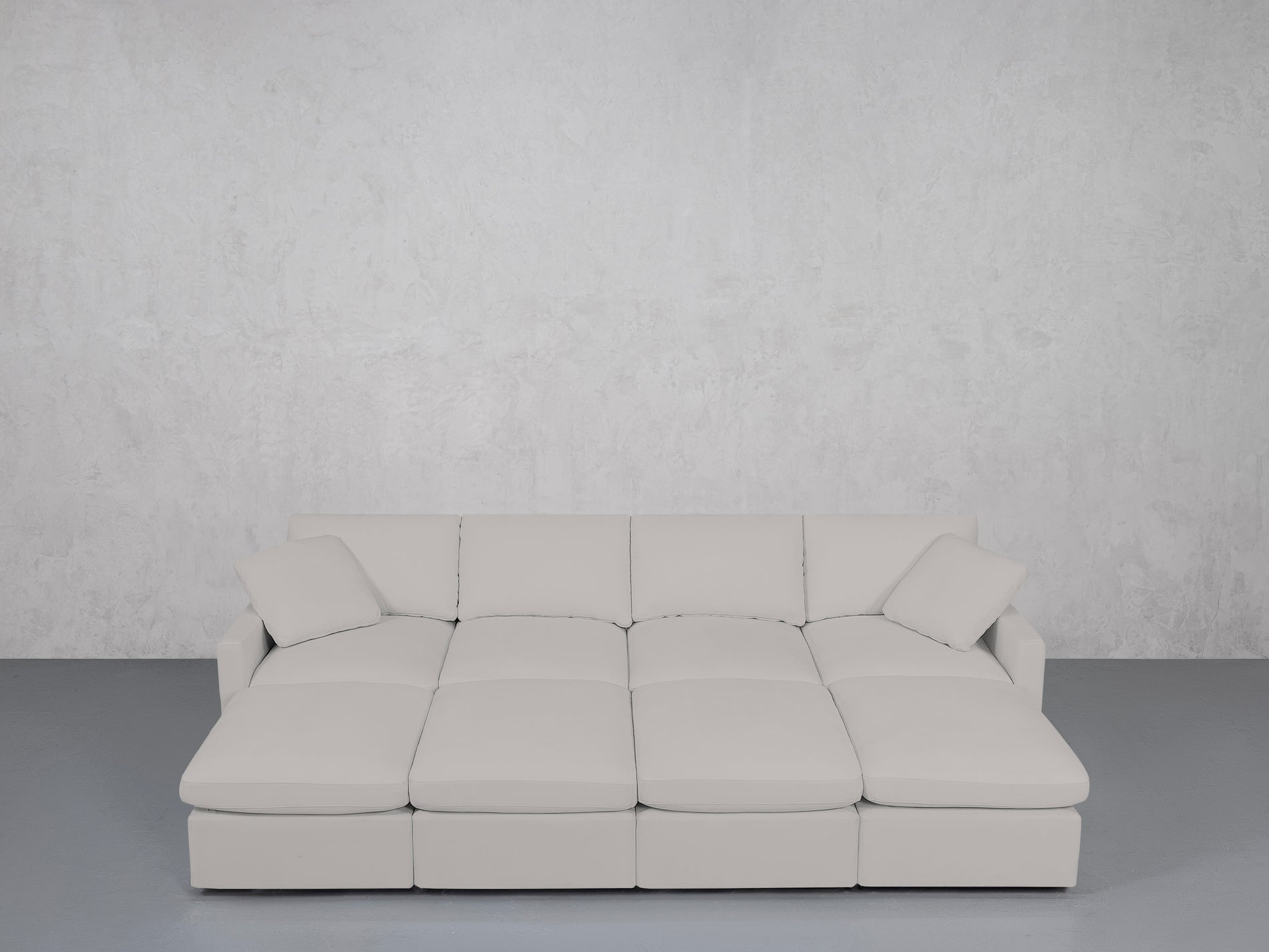 8-Seat Modular Daybed (Thin Arms)