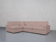 4-Seat Modular Open Corner Sectional (Thin Arms)