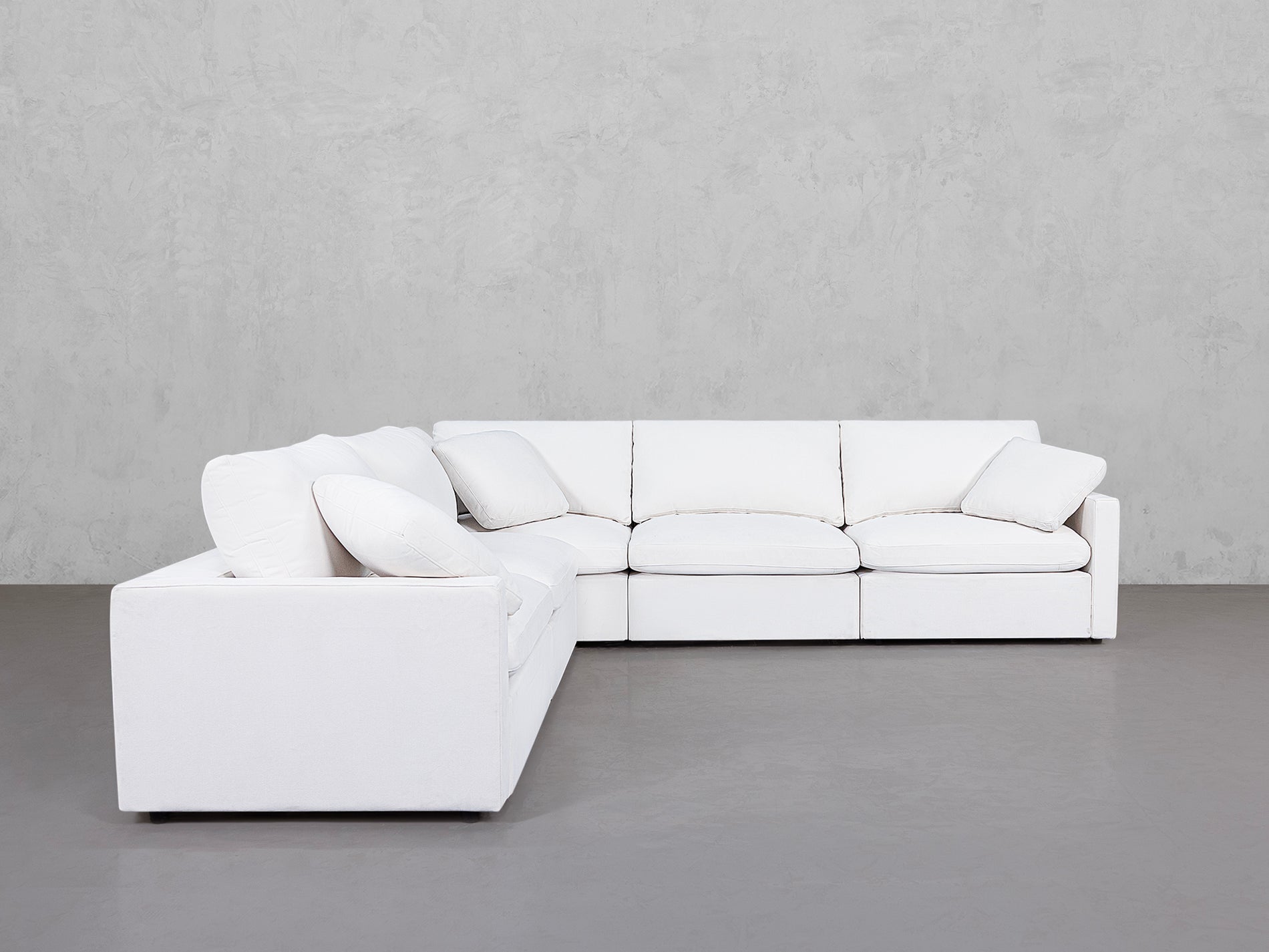 5-Seat Modular Corner Sectional (Thin Arms)
