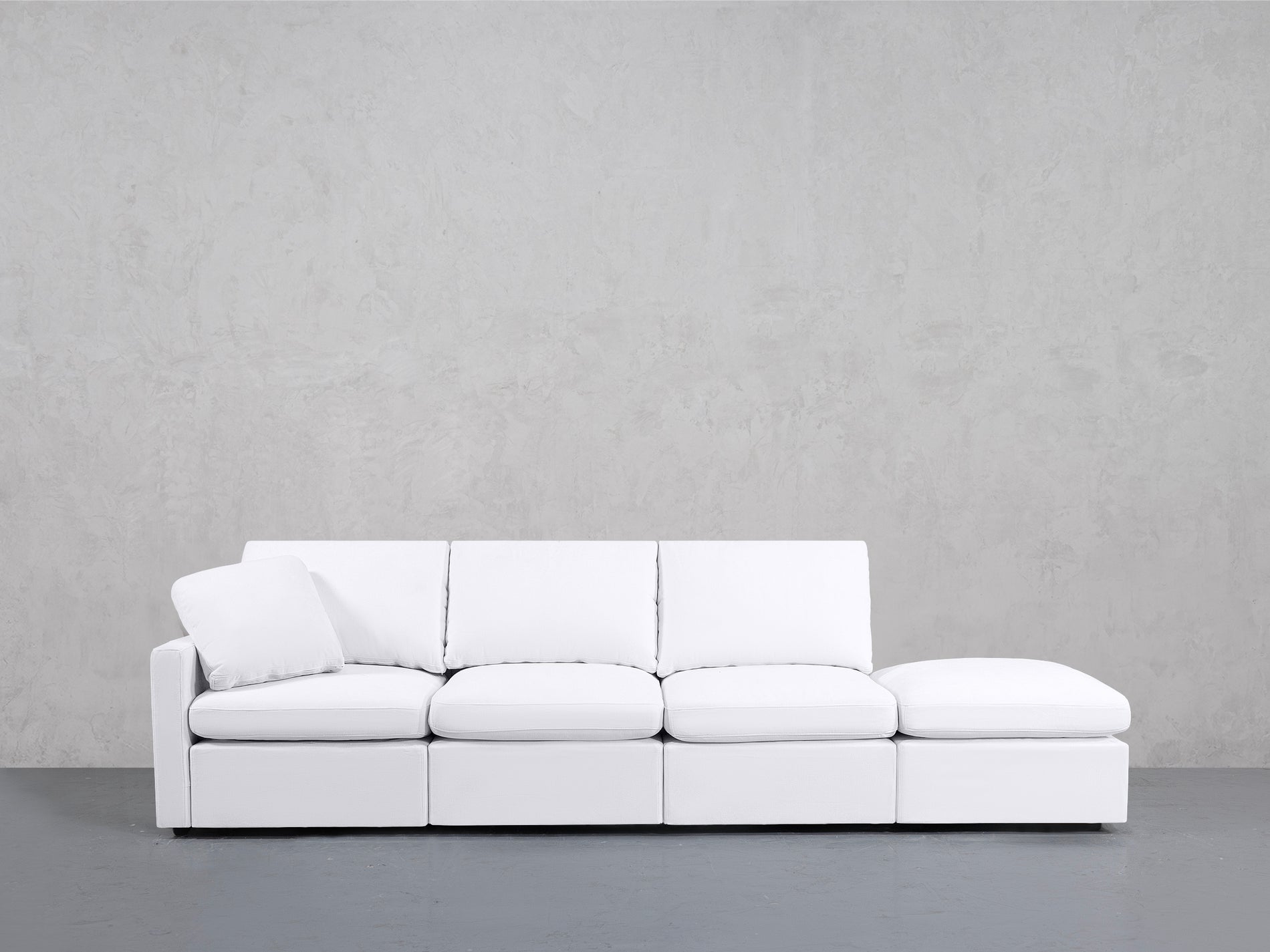 4-Seat Modular Lounger Sofa (Thin Arm)