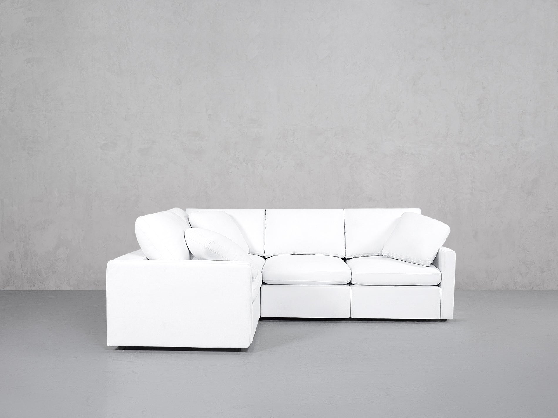 4-Seat Modular Corner Sectional (Thin Arms)
