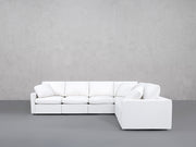 6-Seat Modular Corner Right Sectional (Thin Arms)