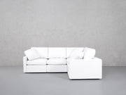 4-Seat Modular Corner Right Sectional (Thin Arms)