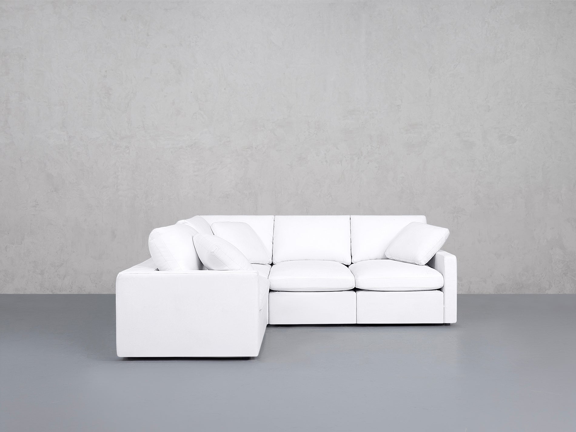 4-Seat Modular Corner Sectional (Thin Arms)