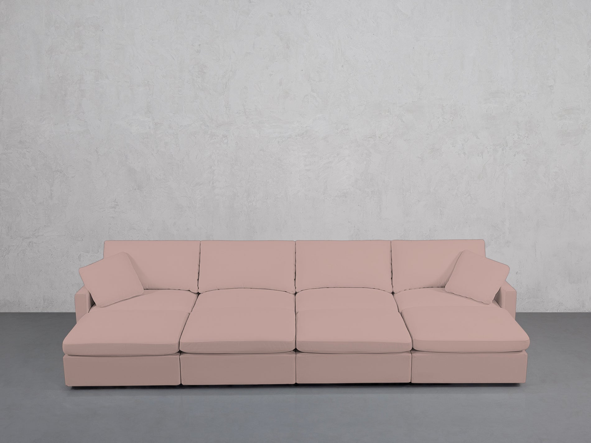 8-Seat Modular Daybed (Thin Arms)