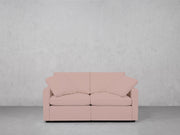 2-Seat Modular Loveseat (Thin Arms)