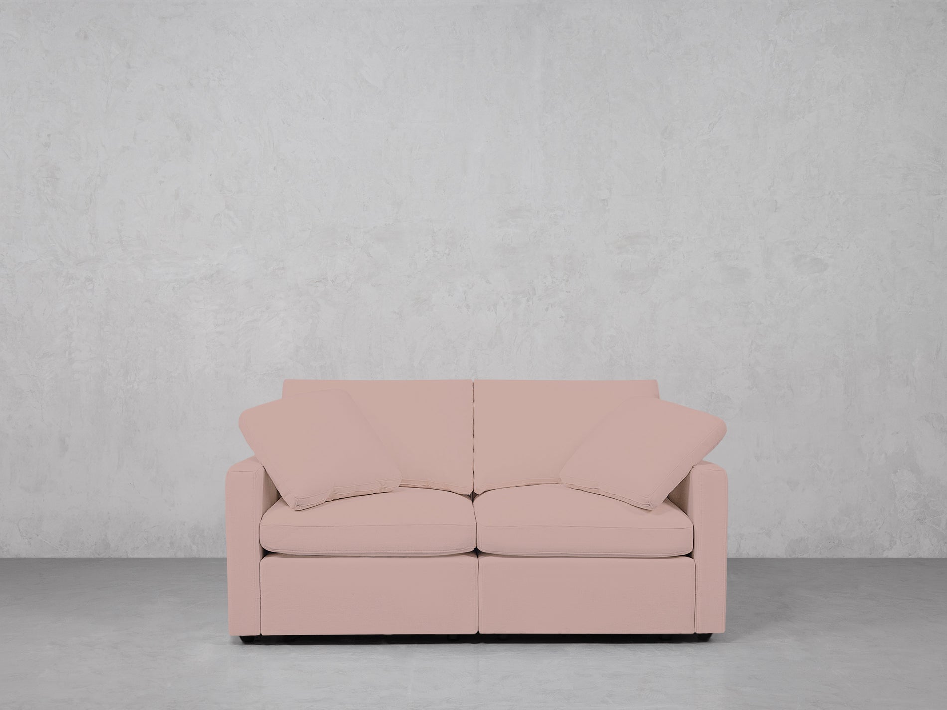 2-Seat Modular Loveseat (Thin Arms)