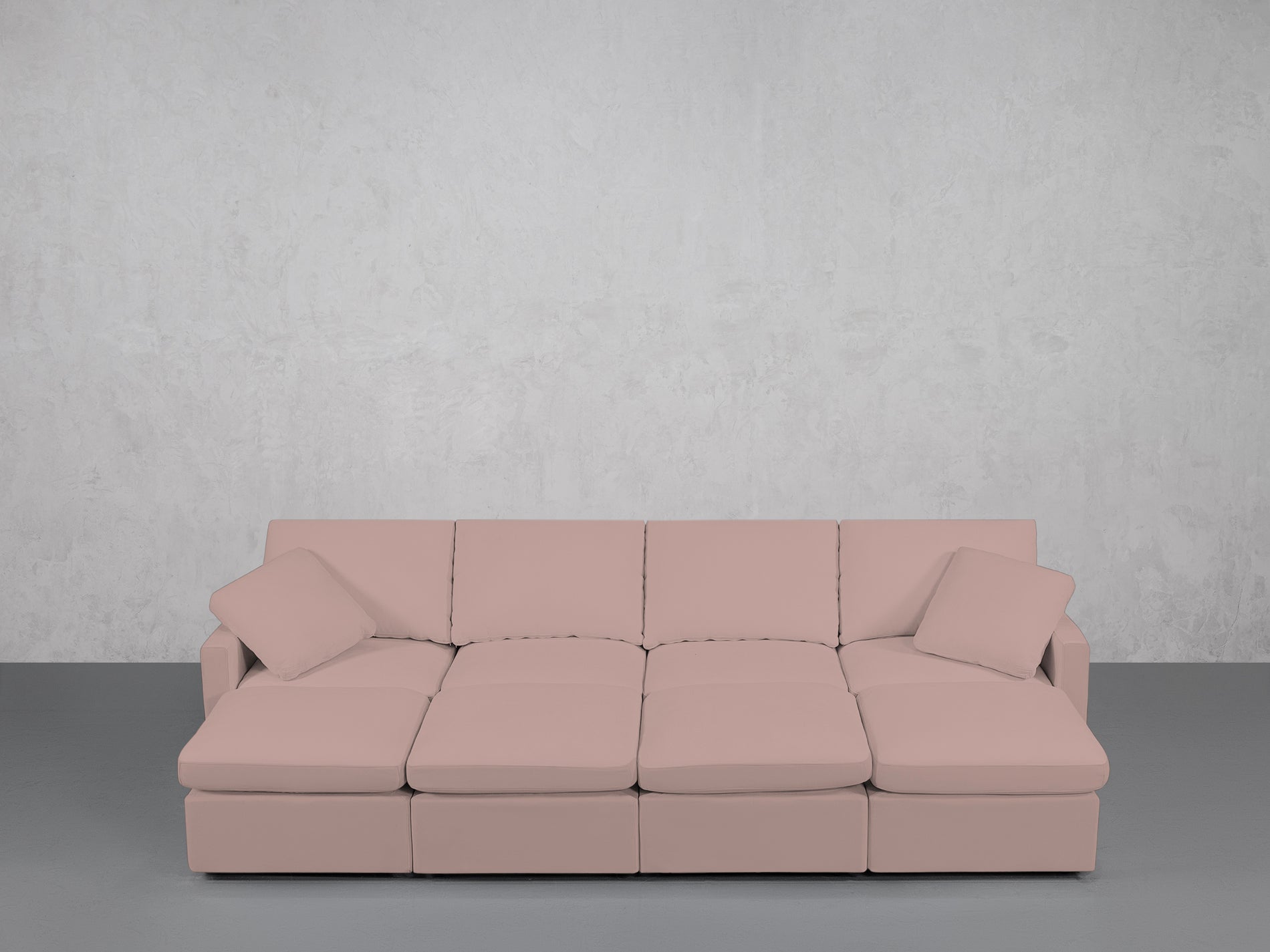 8-Seat Modular Daybed (Thin Arms)