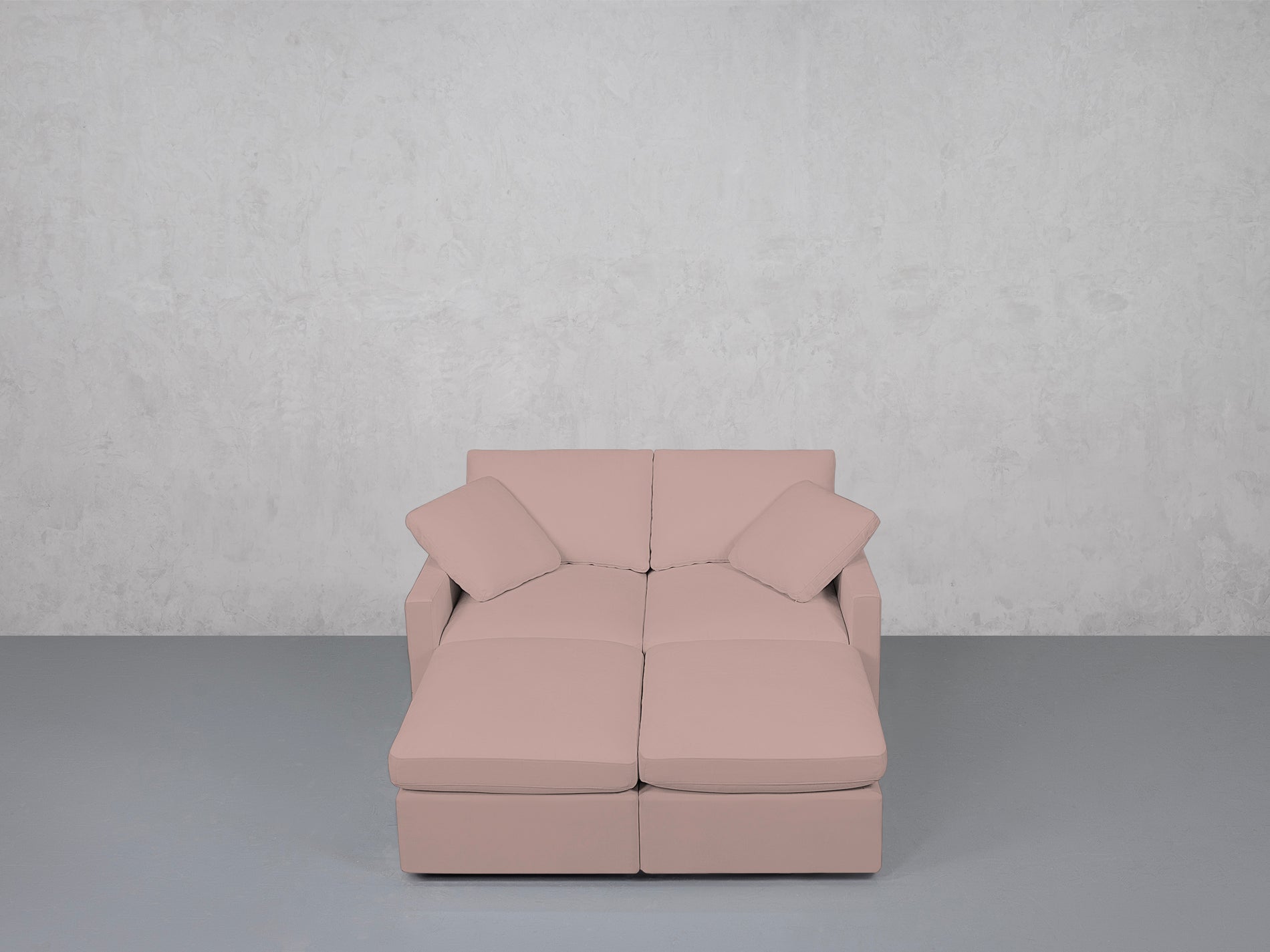 4-Seat Modular Daybed (Thin Arms)