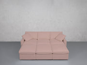 6-Seat Modular Daybed (Thin Arms)
