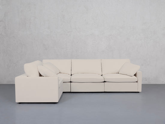 4-Seat Modular Corner Sectional (Thin Arms)