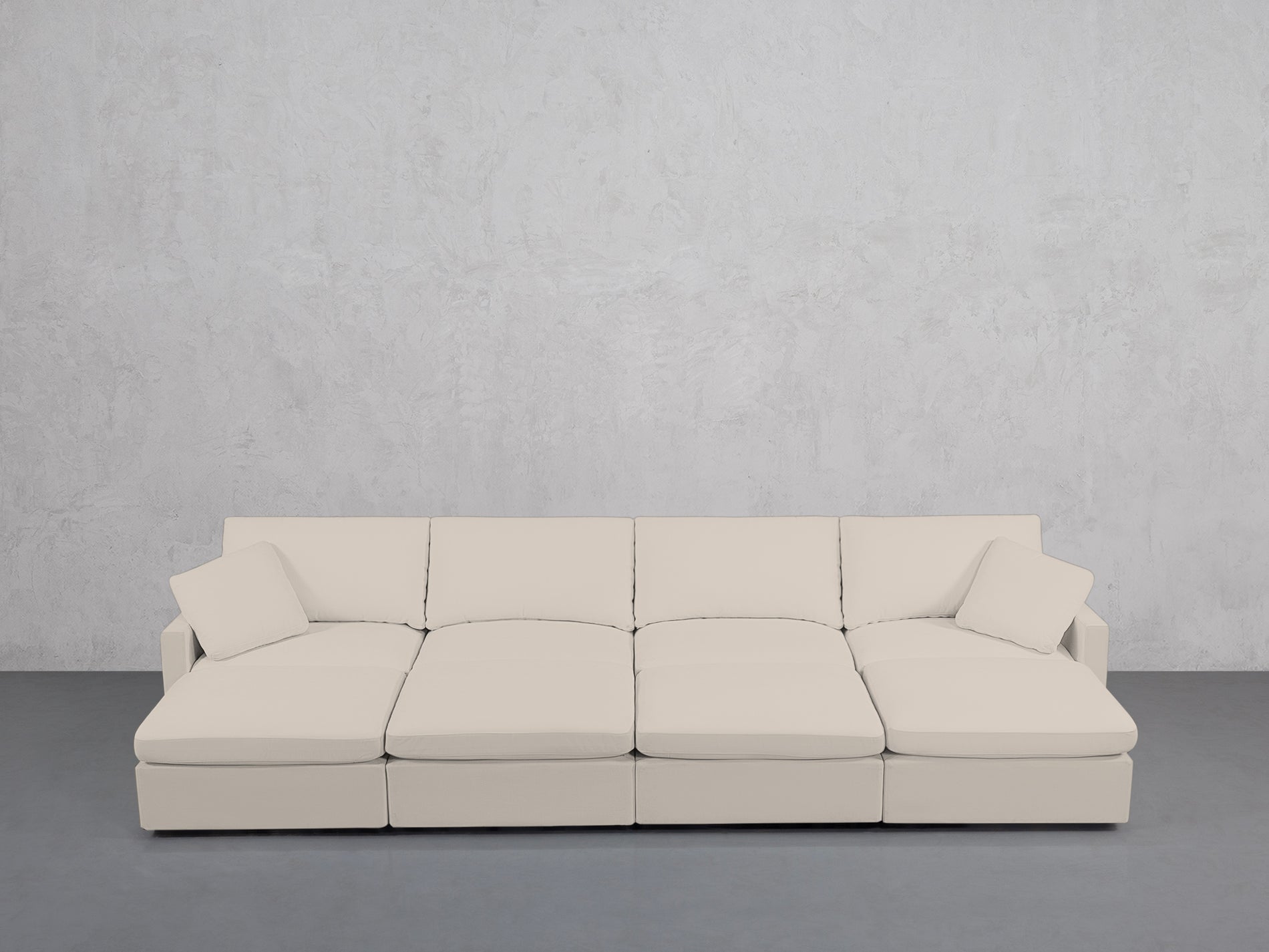 8-Seat Modular Daybed (Thin Arms)