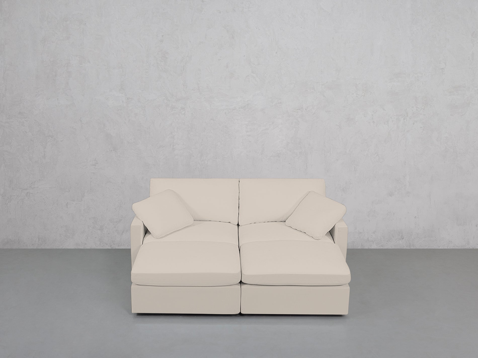4-Seat Modular Daybed (Thin Arms)