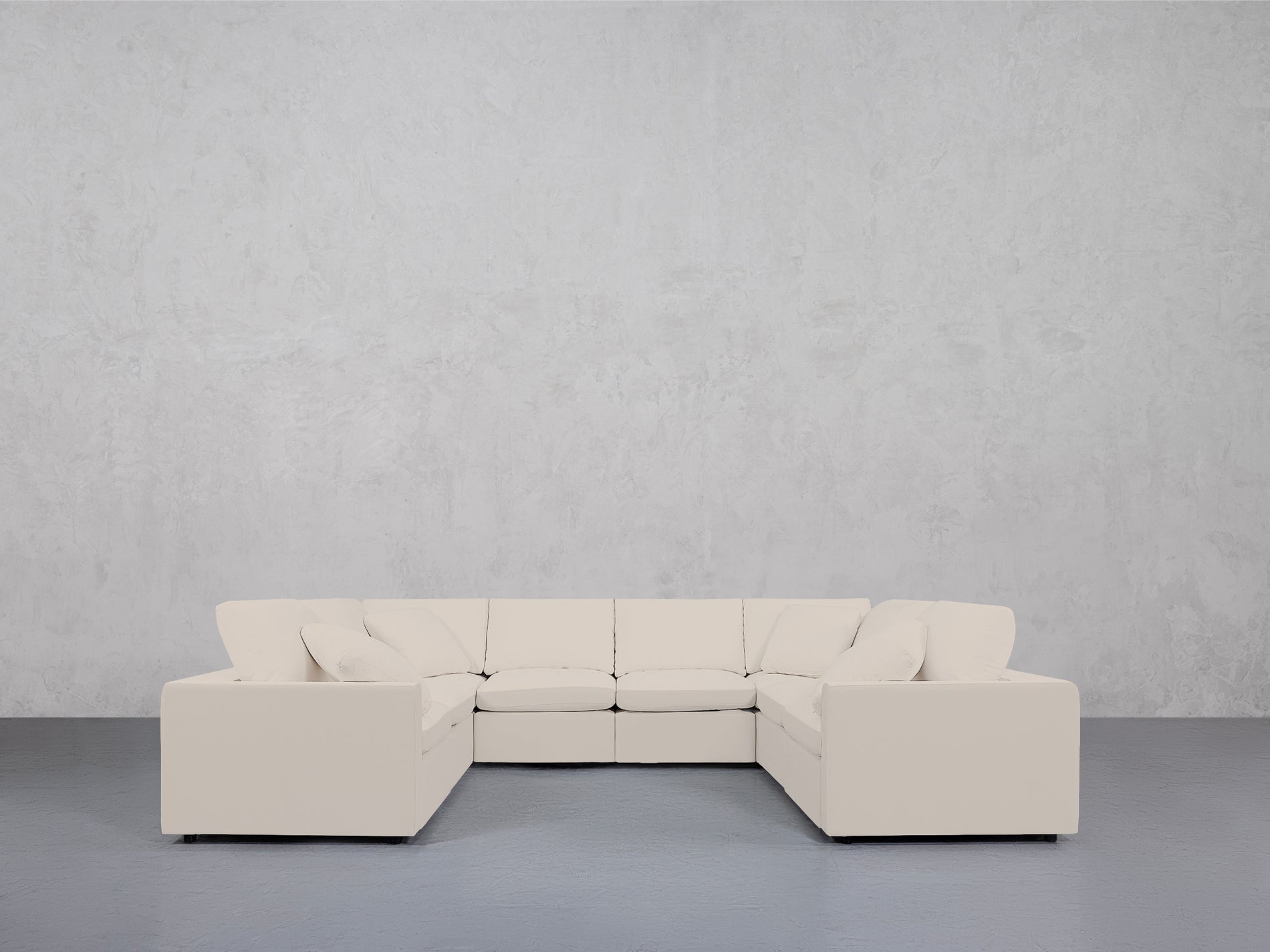 8-Seat Modular U-Sectional (Thin Arms)