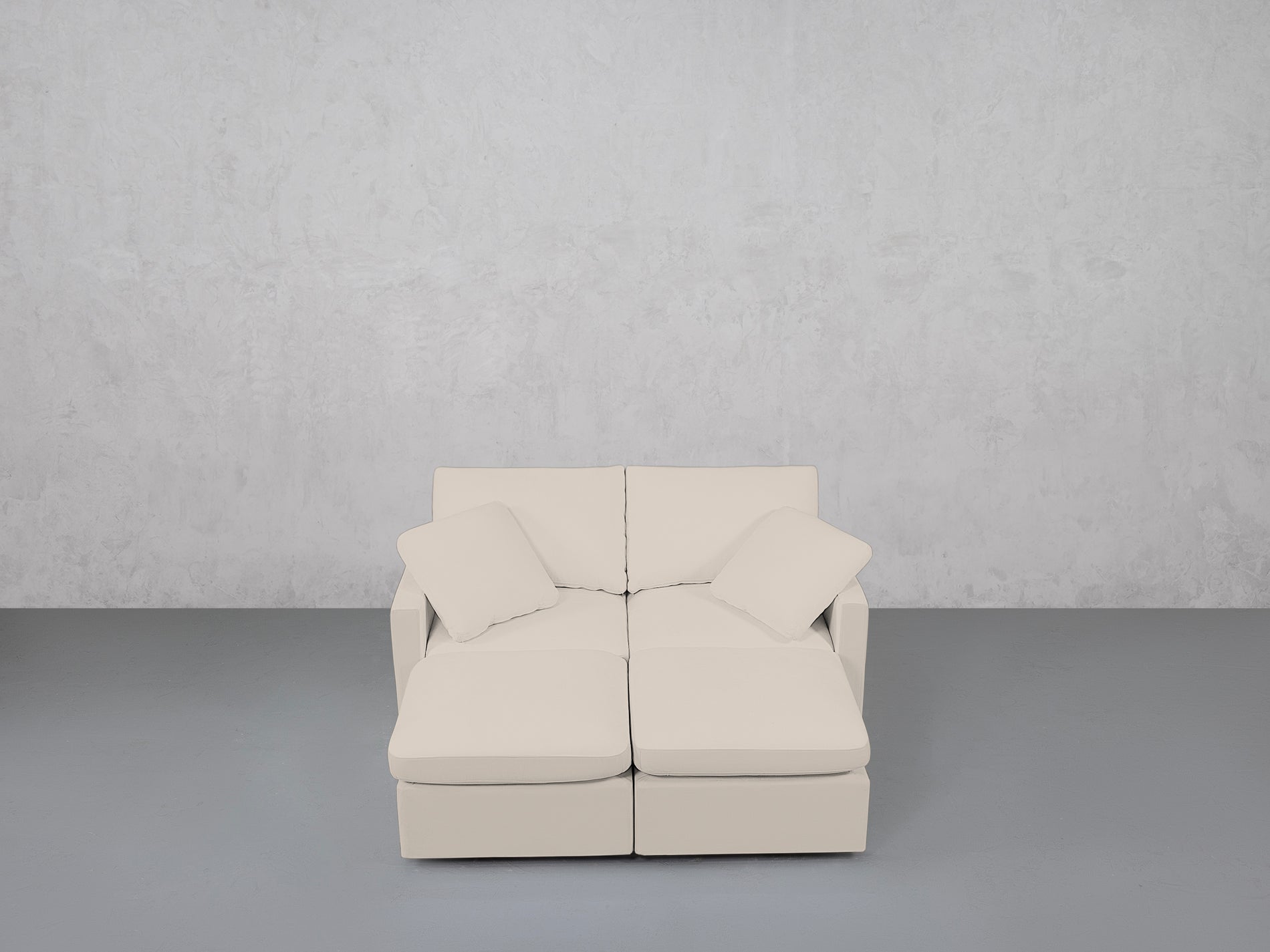 4-Seat Modular Daybed (Thin Arms)