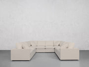8-Seat Modular U-Sectional (Thin Arms)