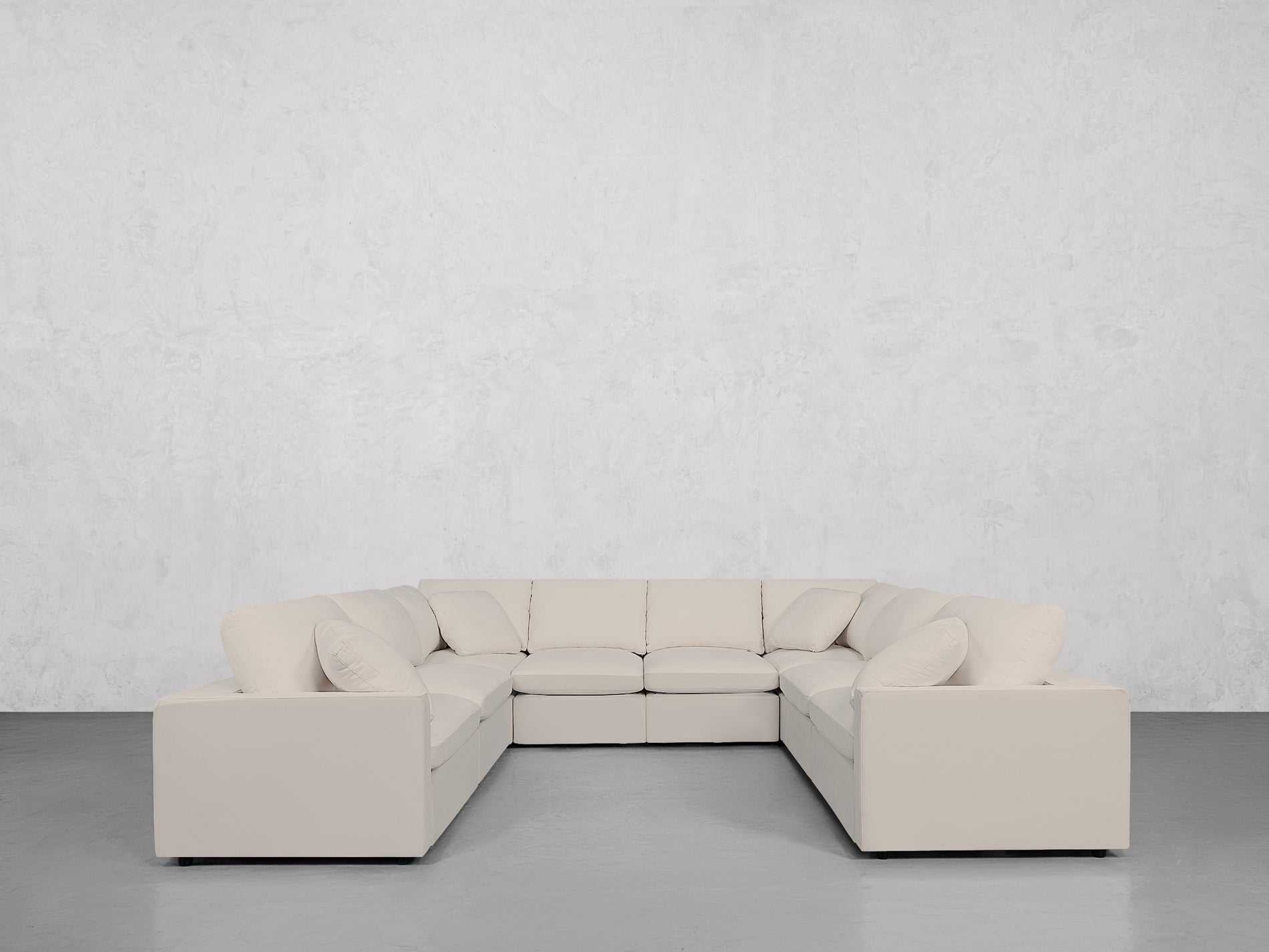 8-Seat Modular U-Sectional (Thin Arms)