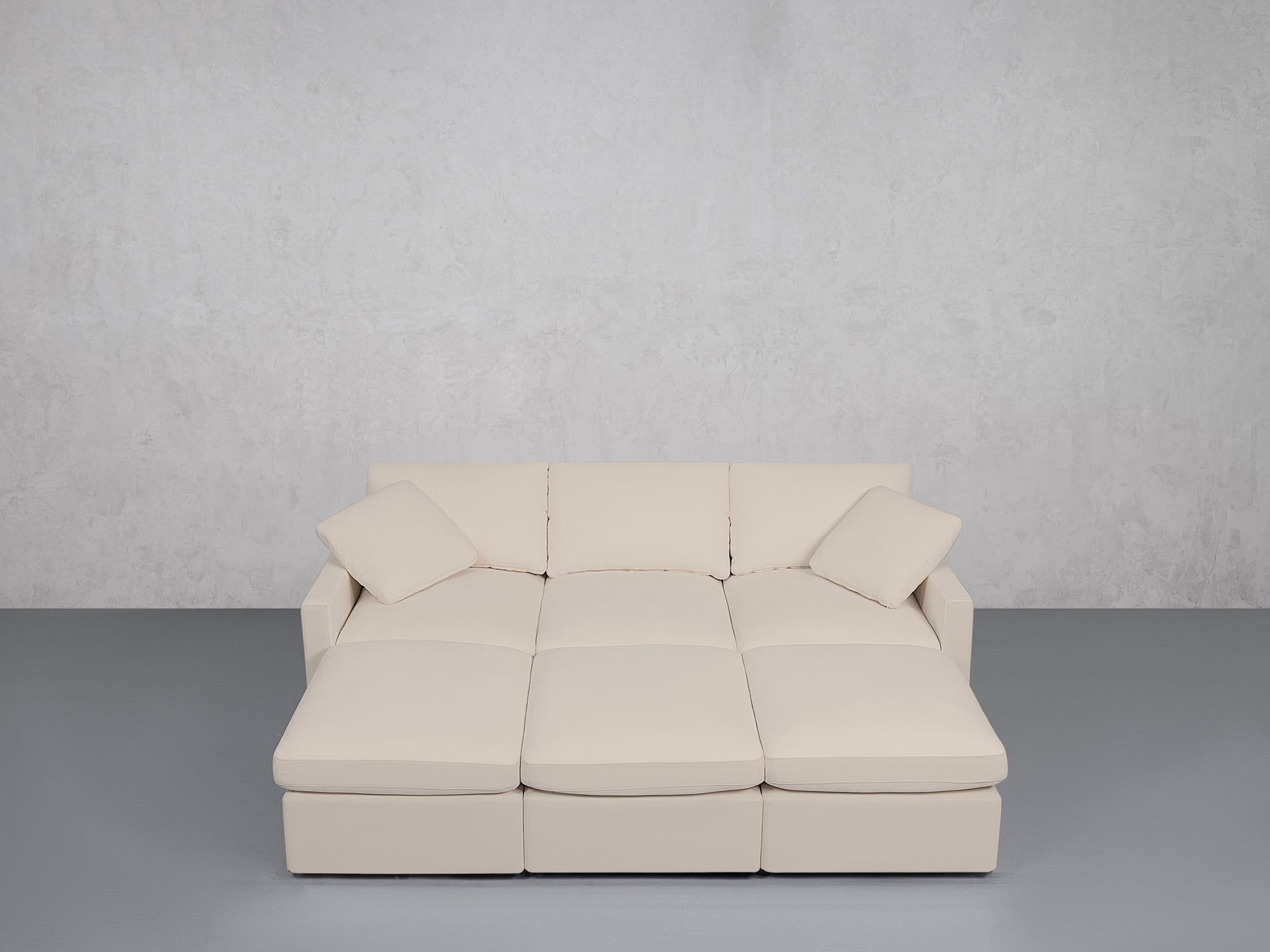 6-Seat Modular Daybed (Thin Arms)