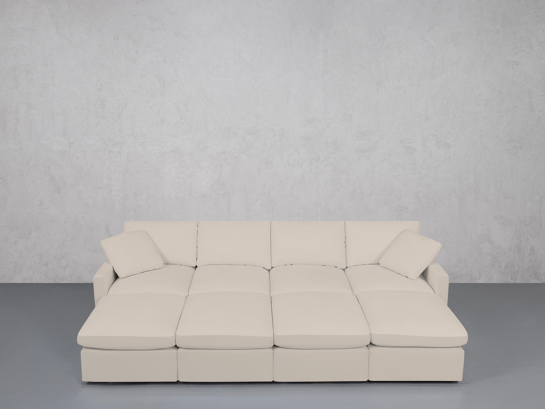 8-Seat Modular Daybed (Thin Arms)