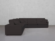 5-Seat Modular Corner Sectional (Thin Arms)