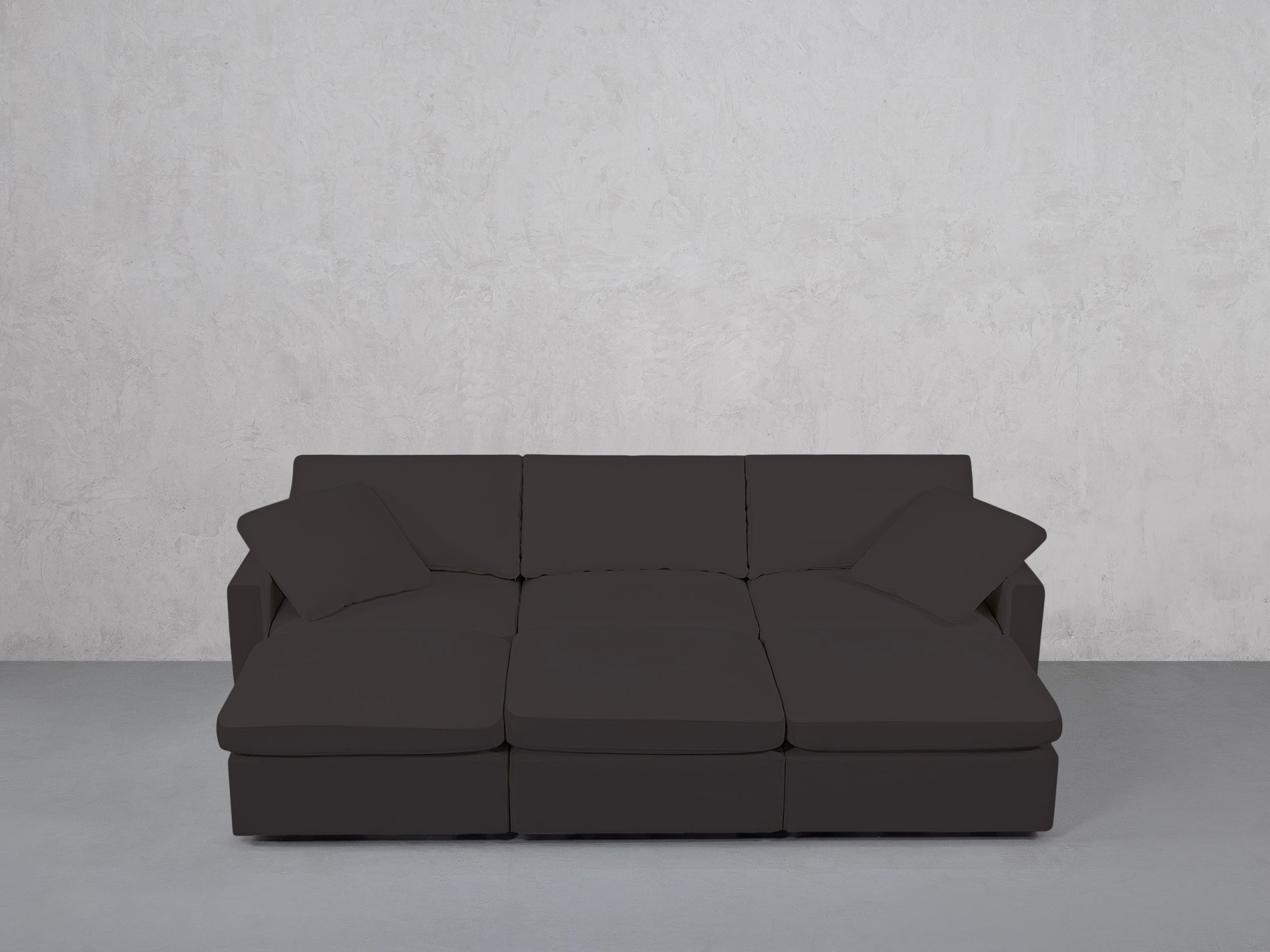 6-Seat Modular Daybed (Thin Arms)