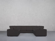8-Seat Modular U-Sectional (Thin Arms)
