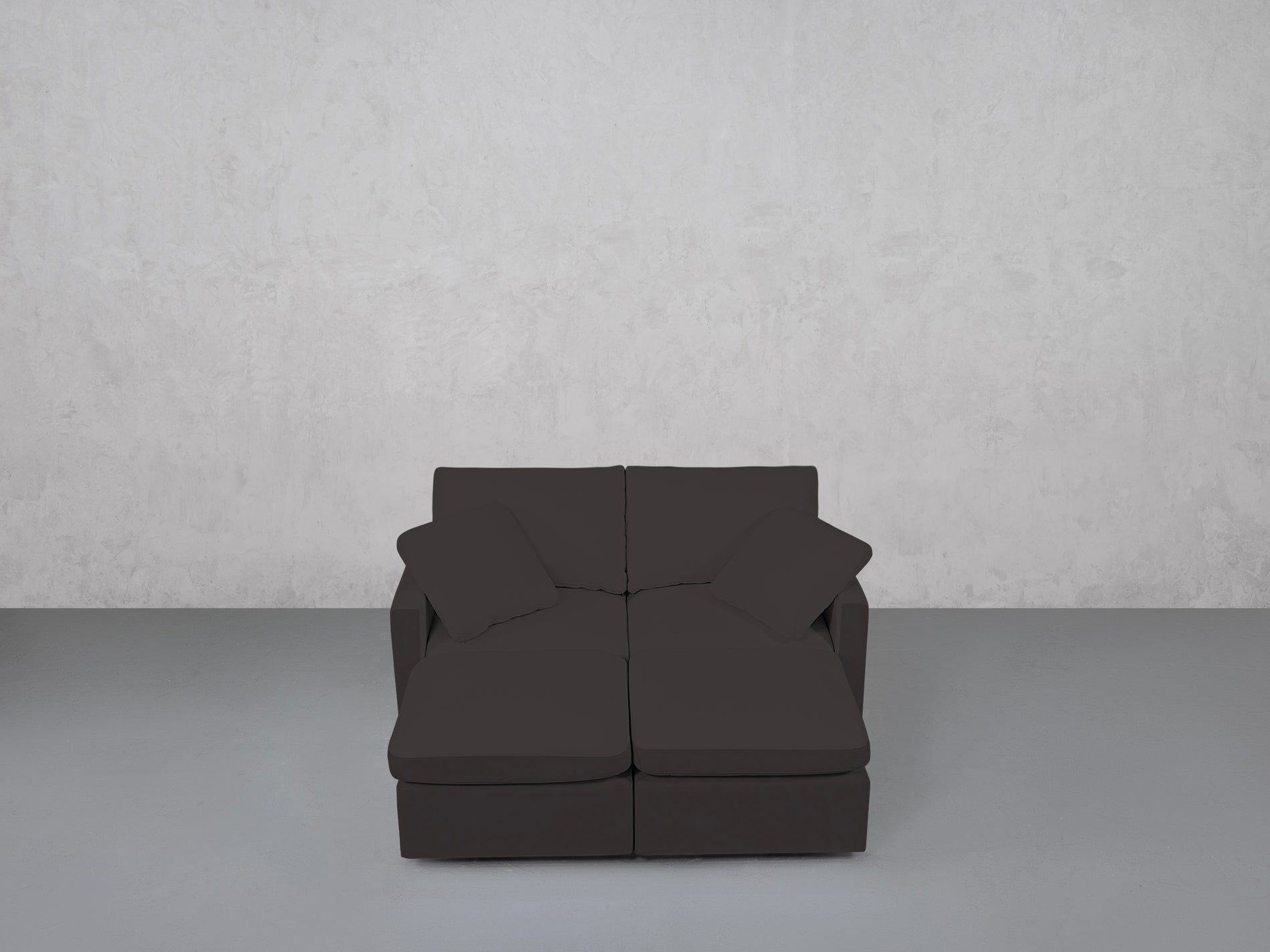 4-Seat Modular Daybed (Thin Arms)