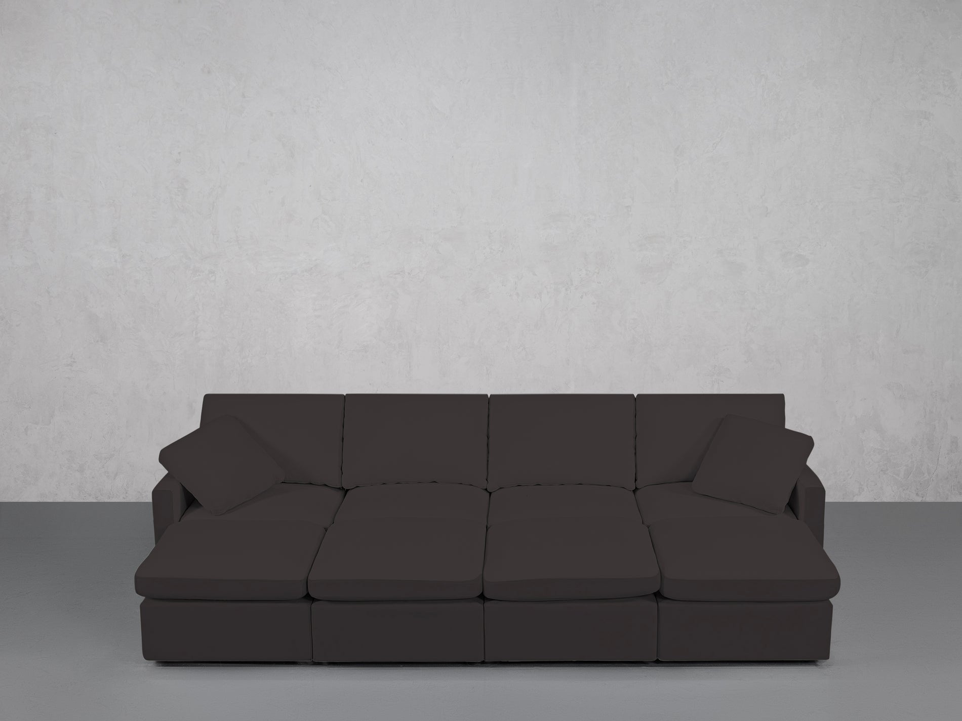 8-Seat Modular Daybed (Thin Arms)