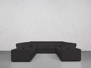 8-Seat Modular U-Sectional (Thin Arms)