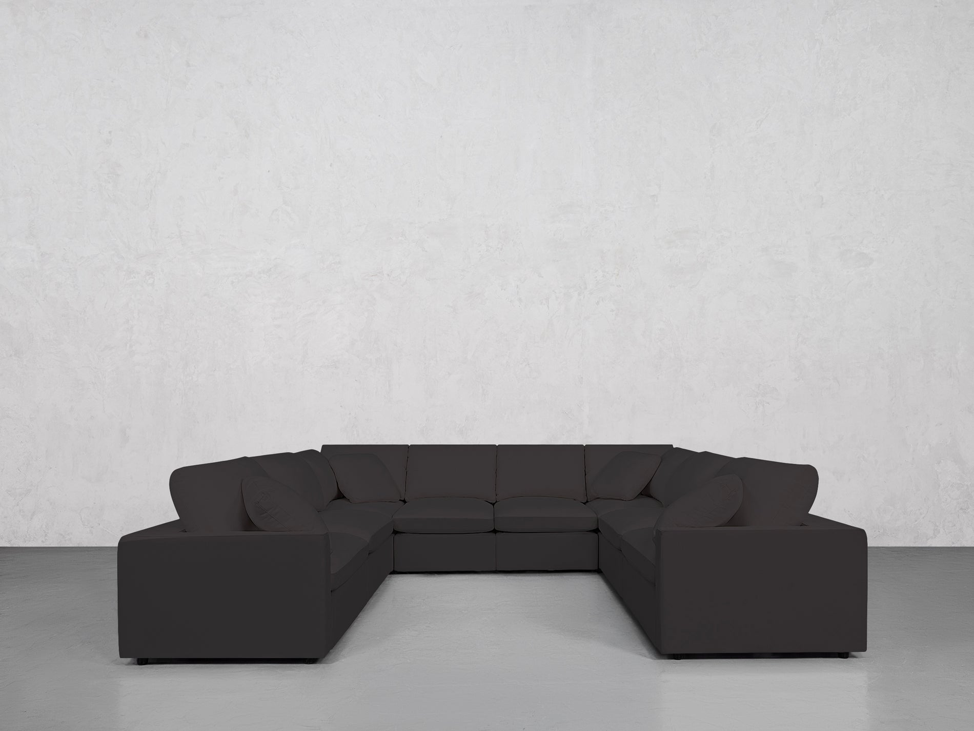 8-Seat Modular U-Sectional (Thin Arms)
