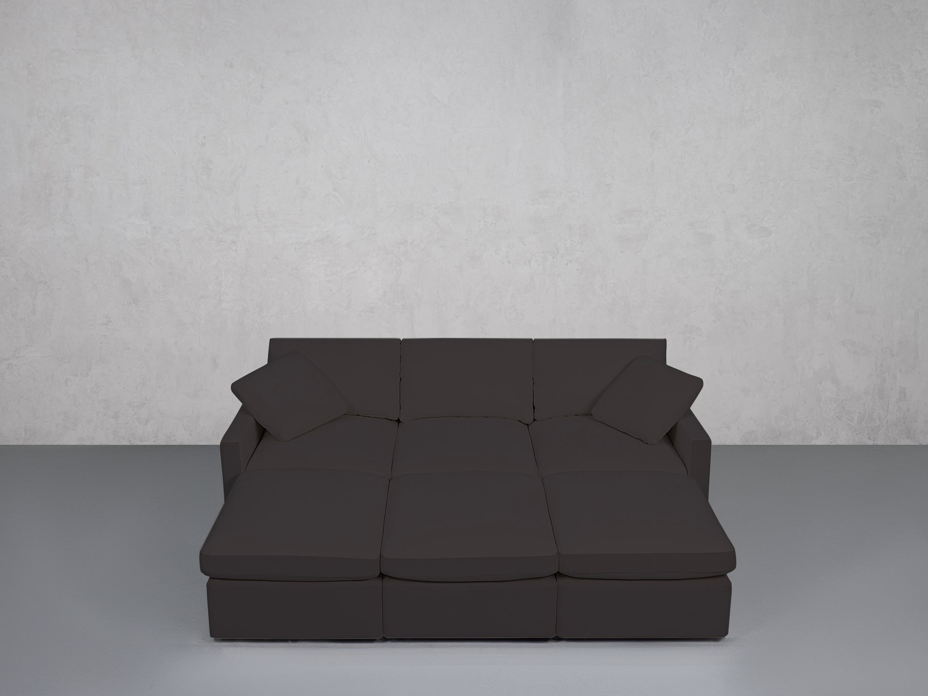 6-Seat Modular Daybed (Thin Arms)