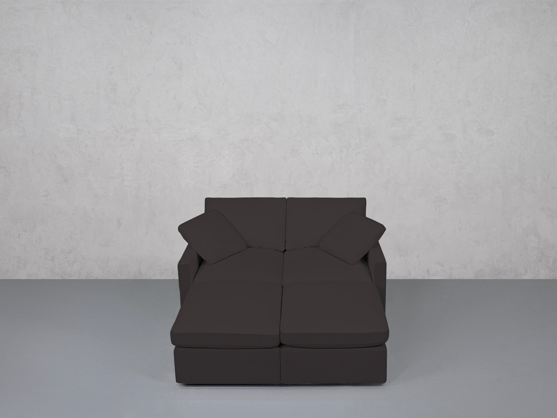 4-Seat Modular Daybed (Thin Arms)