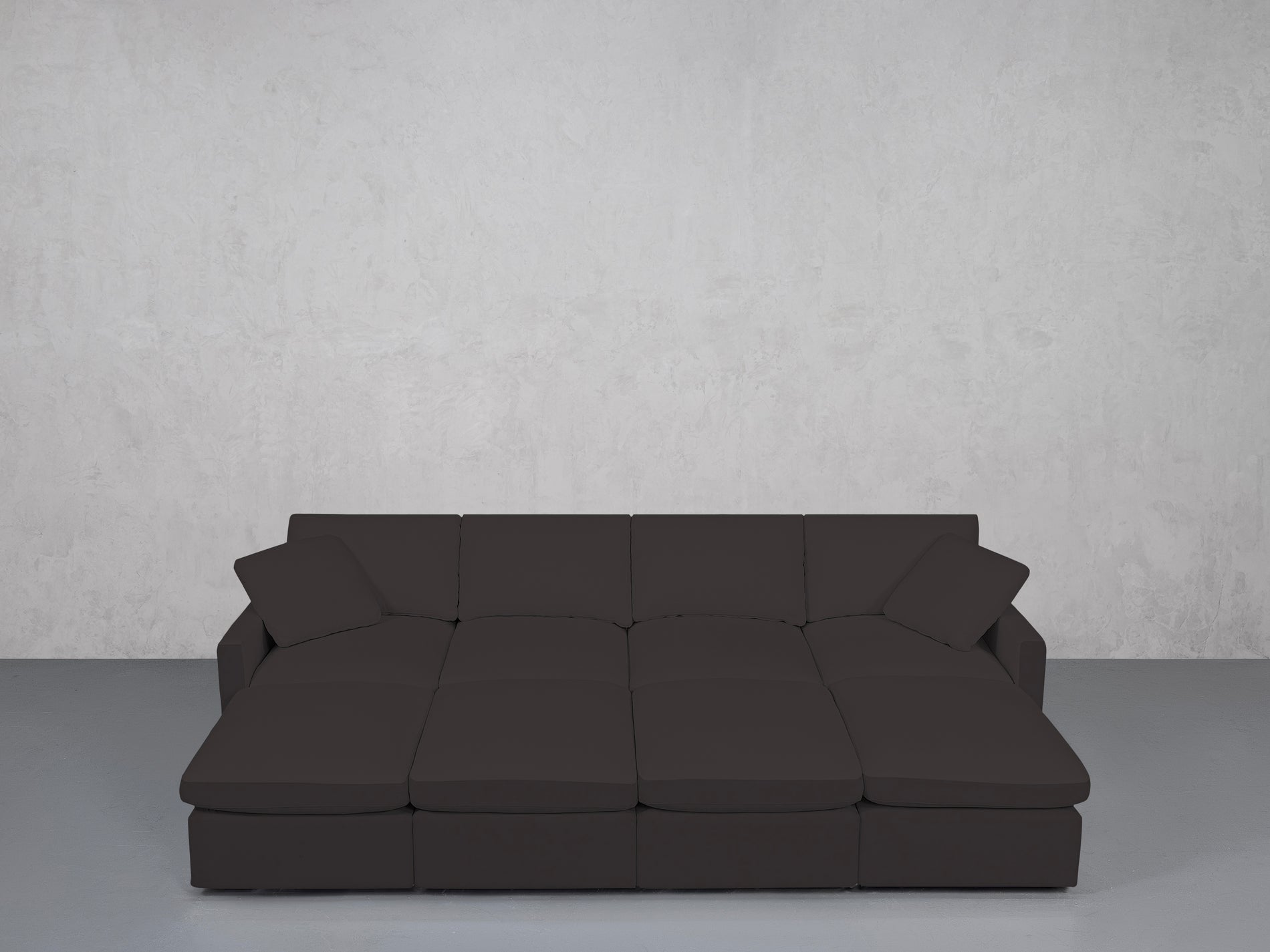 8-Seat Modular Daybed (Thin Arms)